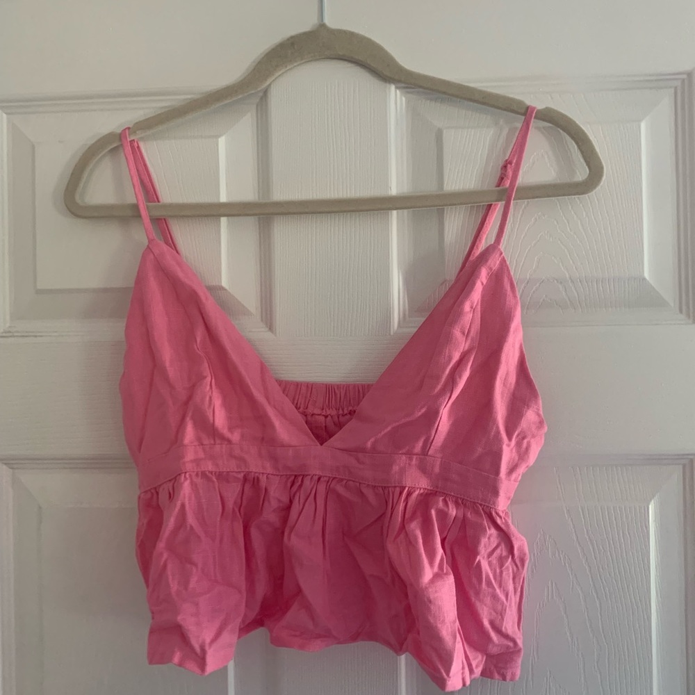 Pink tank top